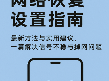 手机4G/5G网络恢复设置指南：最新方法与实用建议！