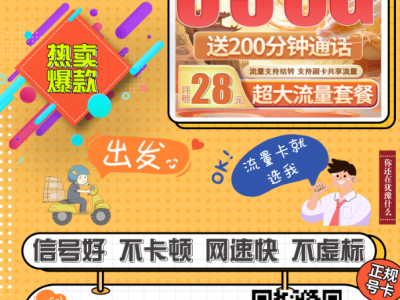 【强烈推荐】广电最强流量卡来了！350G全国流量+200分钟，还能开副卡