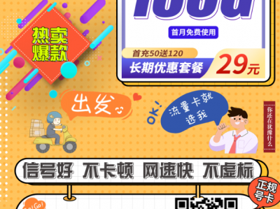 29元包185G！电信新款晓米卡上架，长期不涨价