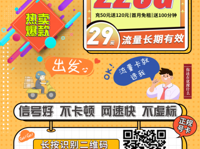电信星卡推荐-电信千红卡 | 29元享220G+100分钟，首月免费！长期优惠攻略