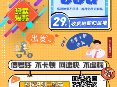 全新体验：电信本省卡29元80G套餐来袭【收货地即归属地】