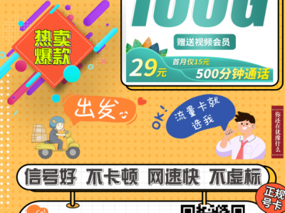 年轻人的宝藏卡来了！联通歌川卡29元160G+500分钟+送会员
