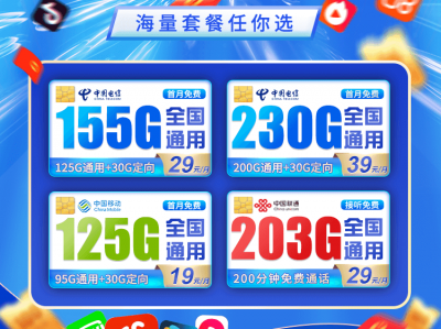 电信星卡永久套餐推荐:电信星辉卡29元180G【首月免费永久套餐】
