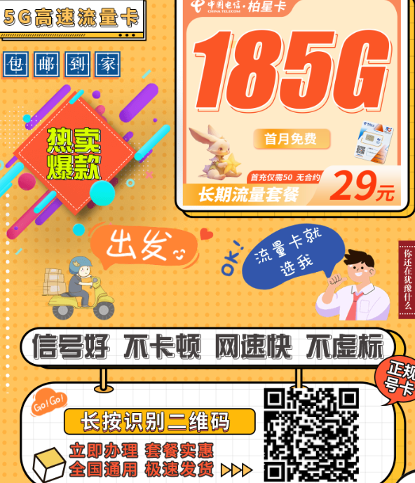 电信柏星卡测评：首月免费还无套路，这卡是真的稳！